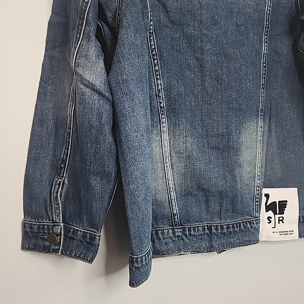 Sandrine Rose by Free People boys dont cry distressed jean jacket size m… - Picture 7 of 8